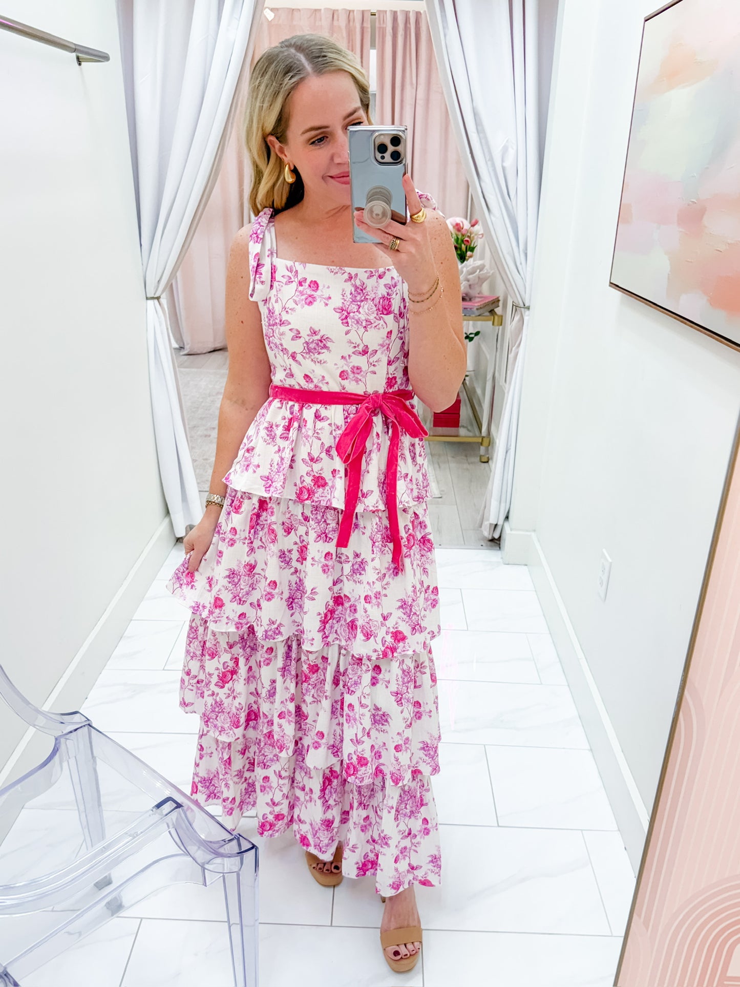 Love Story Tiered Maxi Dress