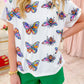 Sequin Rainbow Butterfly & Bee Tee