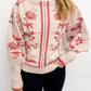 Free The Roses Balloon Sleeve Sweater