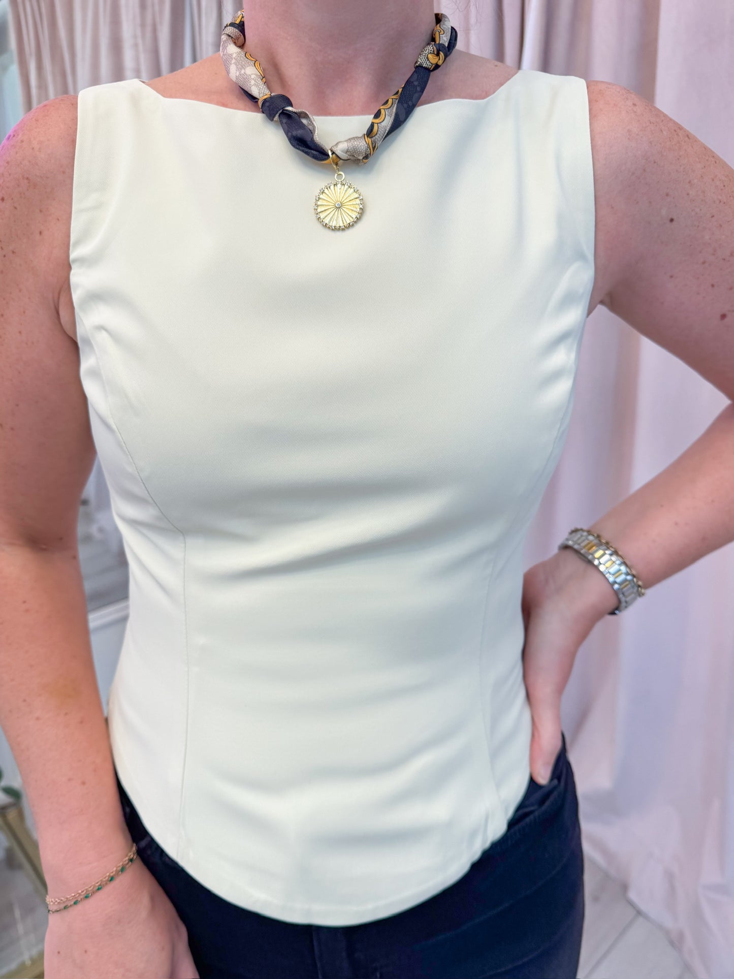 Uptown Tailored Top