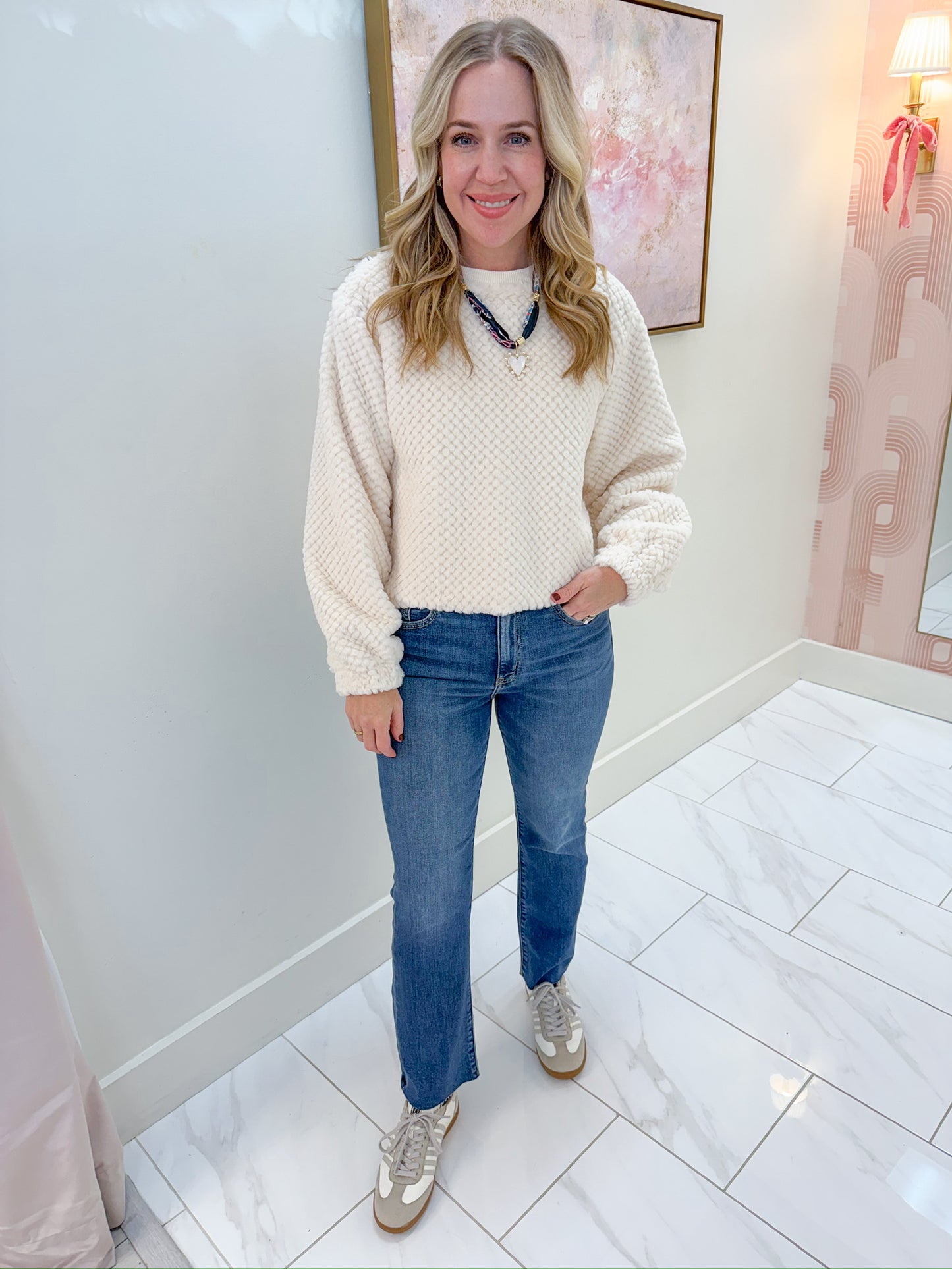 Shoulda Been Fuzzy Knit Top