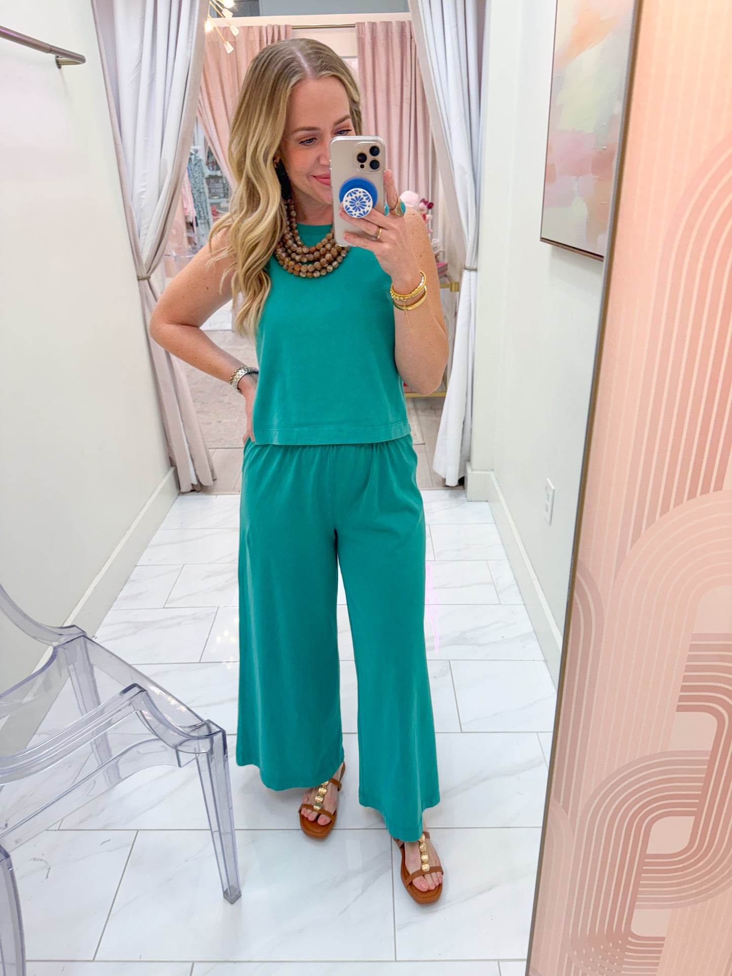 ZS Scout Jersey Crop Flare Pant