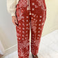 Bandana Barrel Denim Pants
