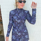 The Dottie Dress Royal Rose