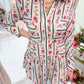 Prudent Floral Drop Waist Mini Dress
