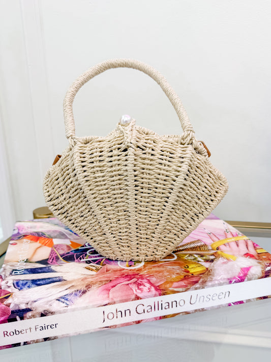 Ivory Sea Shell Handbag