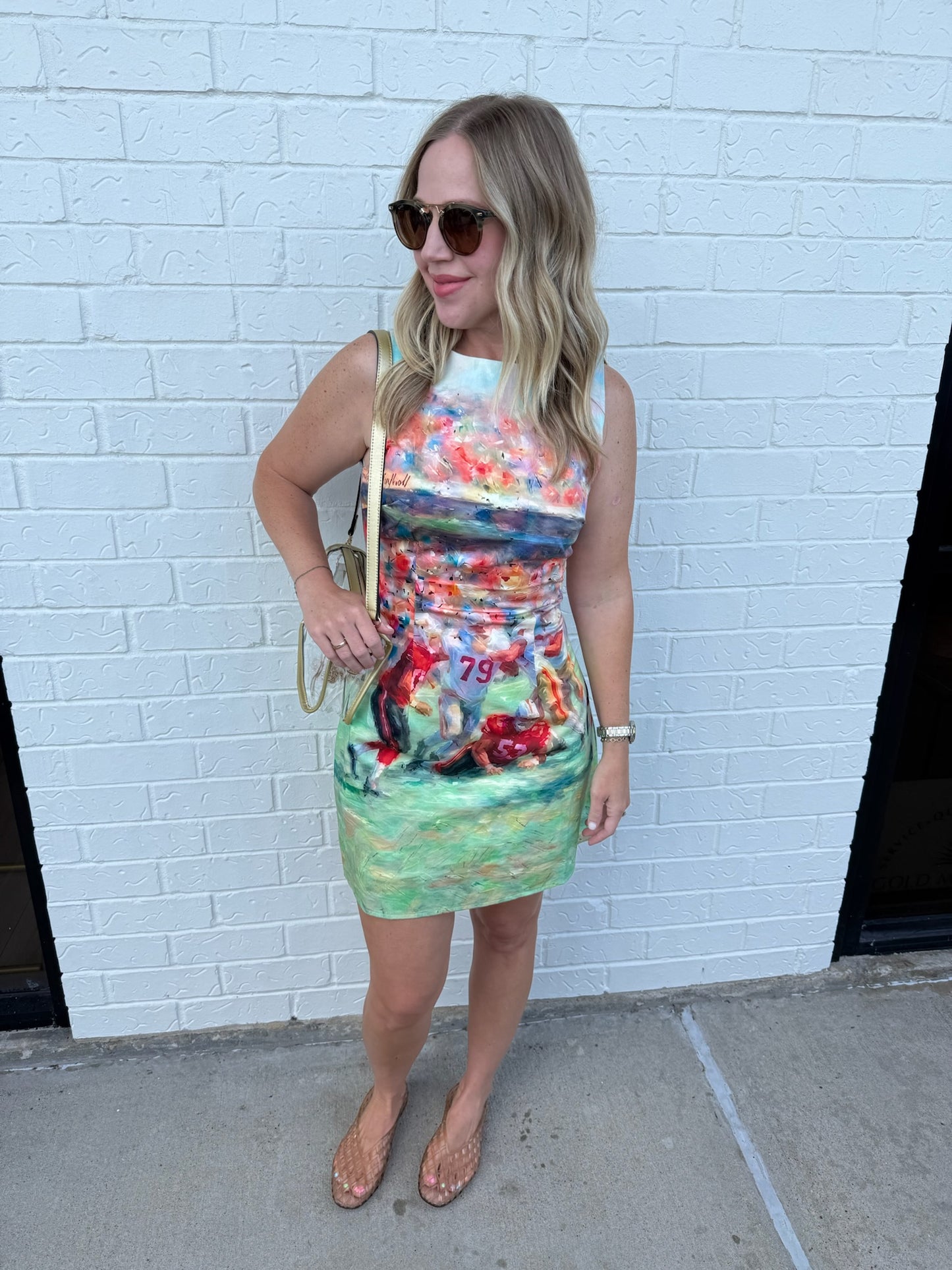 Game Day Watercolor Dress