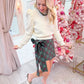 Iva Bow Skirt Mistletoe Plaid