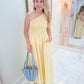 Selkie One Shoulder Maxi Dress