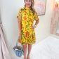 Willa Dress Yellow Parterre