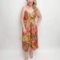 Sunset Ridge Pleated Midi Dress