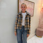 ZS Petra Plaid Shrunken Jacket