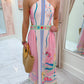 Passport to Anywhere Halter Maxi Dress