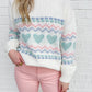 Lovely Needlepoint Knit Sweater