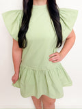 Finley Flutter Sleeve Mini Dress