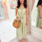 The Sunny Dress Tart Stripe