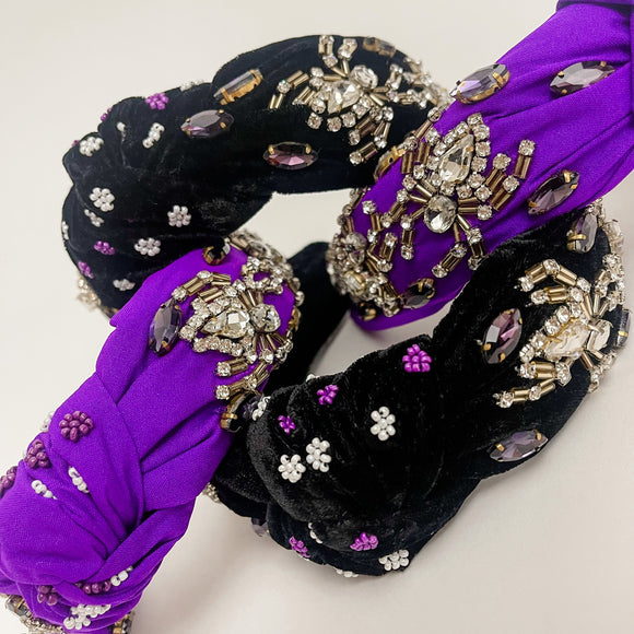 Rhinestone Spider Headband
