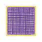 Tailgate Check Scarf in Purple & Gold