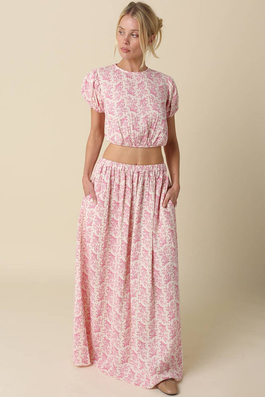 Mayra Floral Maxi Skirt