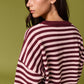 Blush Stripe Crewneck Sweater