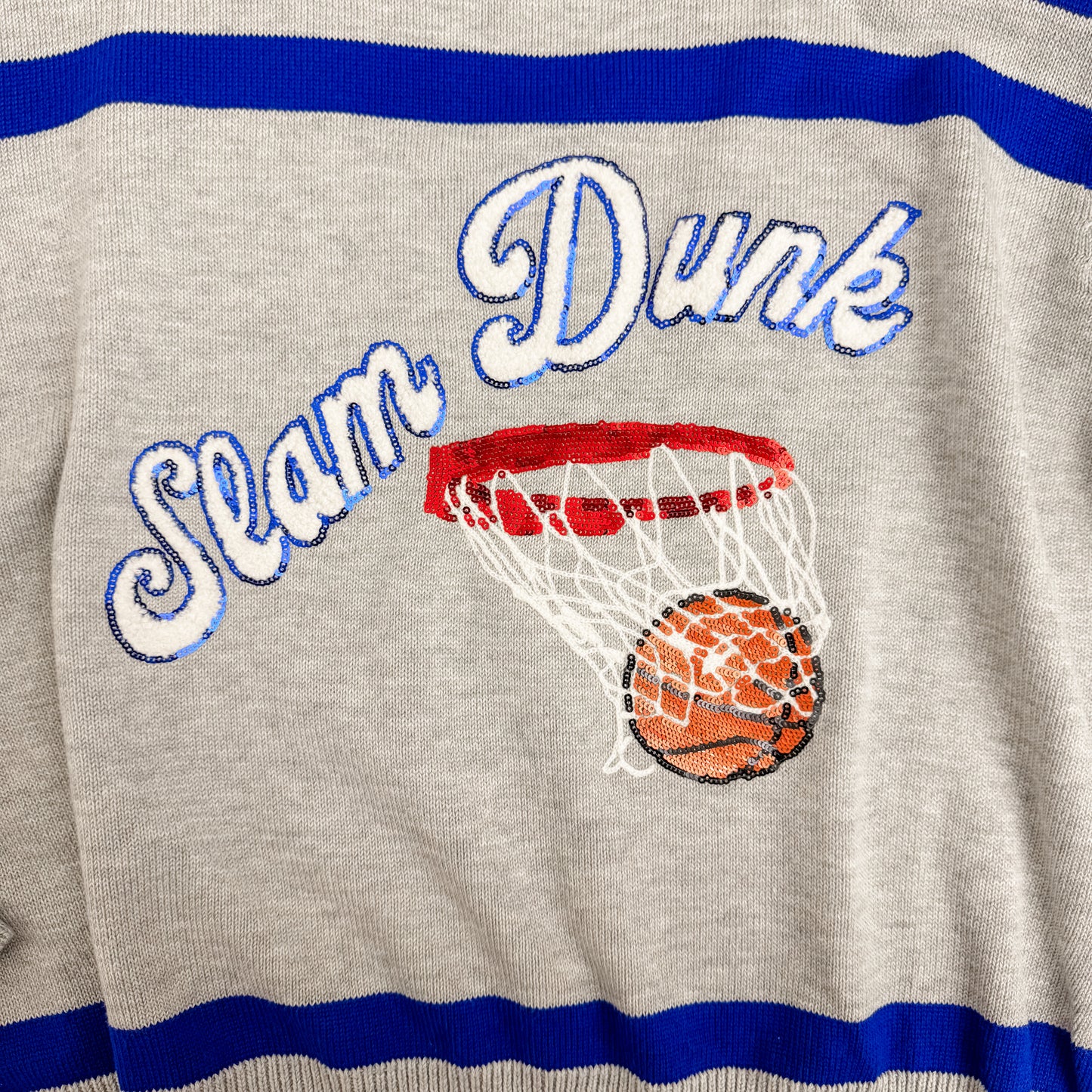 Sequin Slam Dunk Sweater