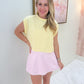 Mineral Wash Open Back Tee