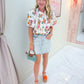 Megan Floral Puff Sleeve Blouse