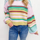 Fall In Line Striped Sweater