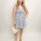 Garden Sun Tie Mini Dress