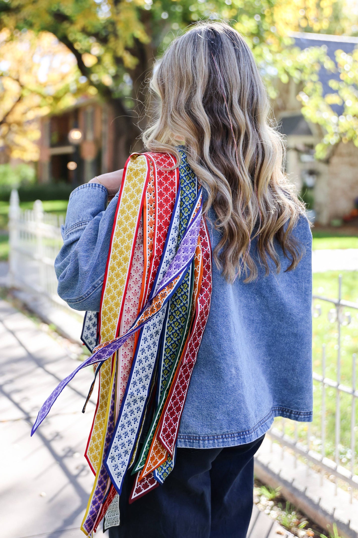 The Sideline Scarf™ - Purple & Gold