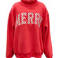 Merry Mock Neck Sweatshirt
