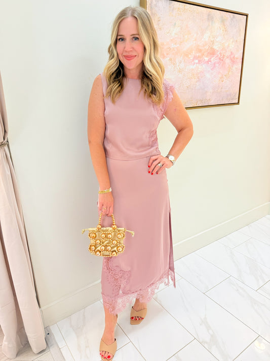 Corrine Lace Midi Skirt