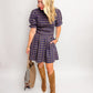 Orchard Stroll Plaid Mini Dress