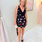 Callie Cowl Dress Falling Floral