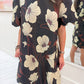 Reaching Petals Jacquard Dress