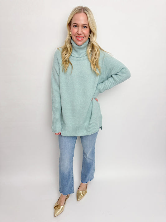 Morning Moss Tunic Sweater