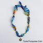 Gold Spacer Scarf Necklace