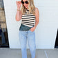 Tisha Striped Sweater Tank