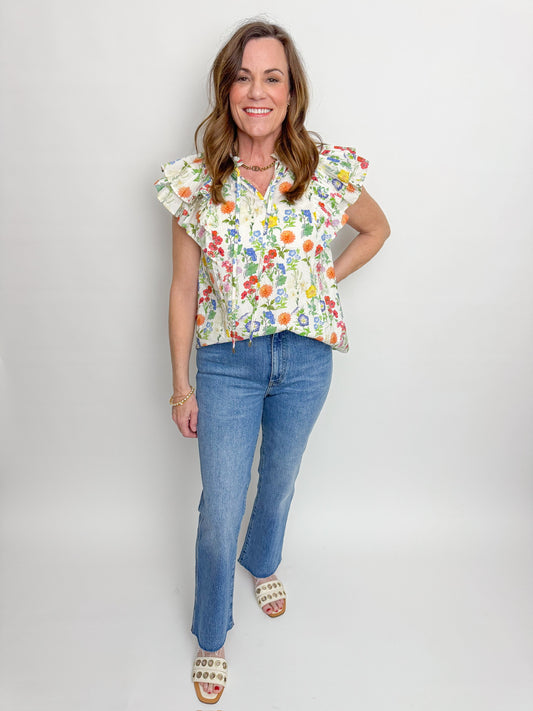 Mary Jane Floral Blouse