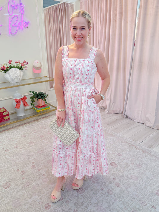 Addie Floral Midi Dress