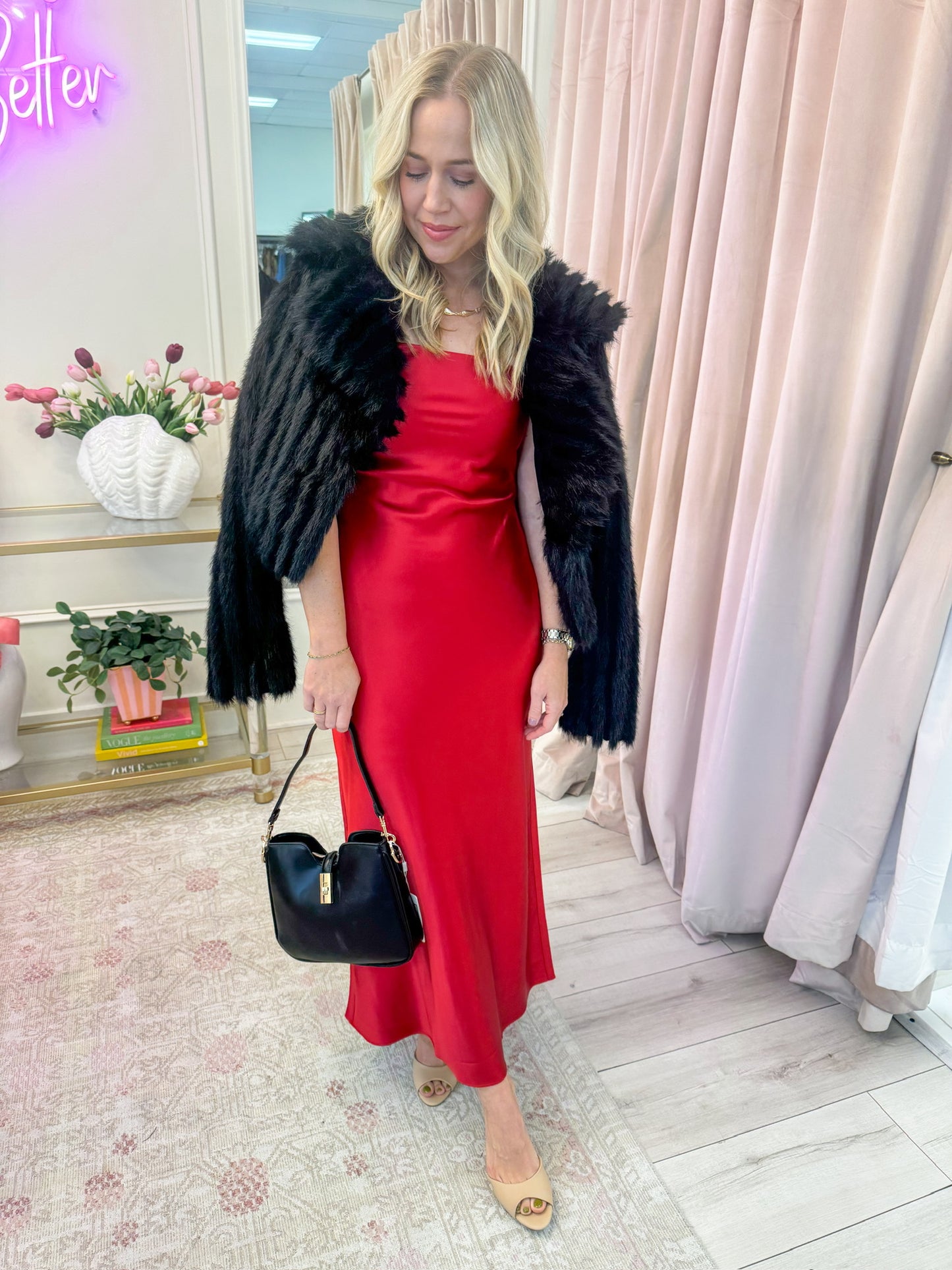 Jessamine Strapless Midi Dress
