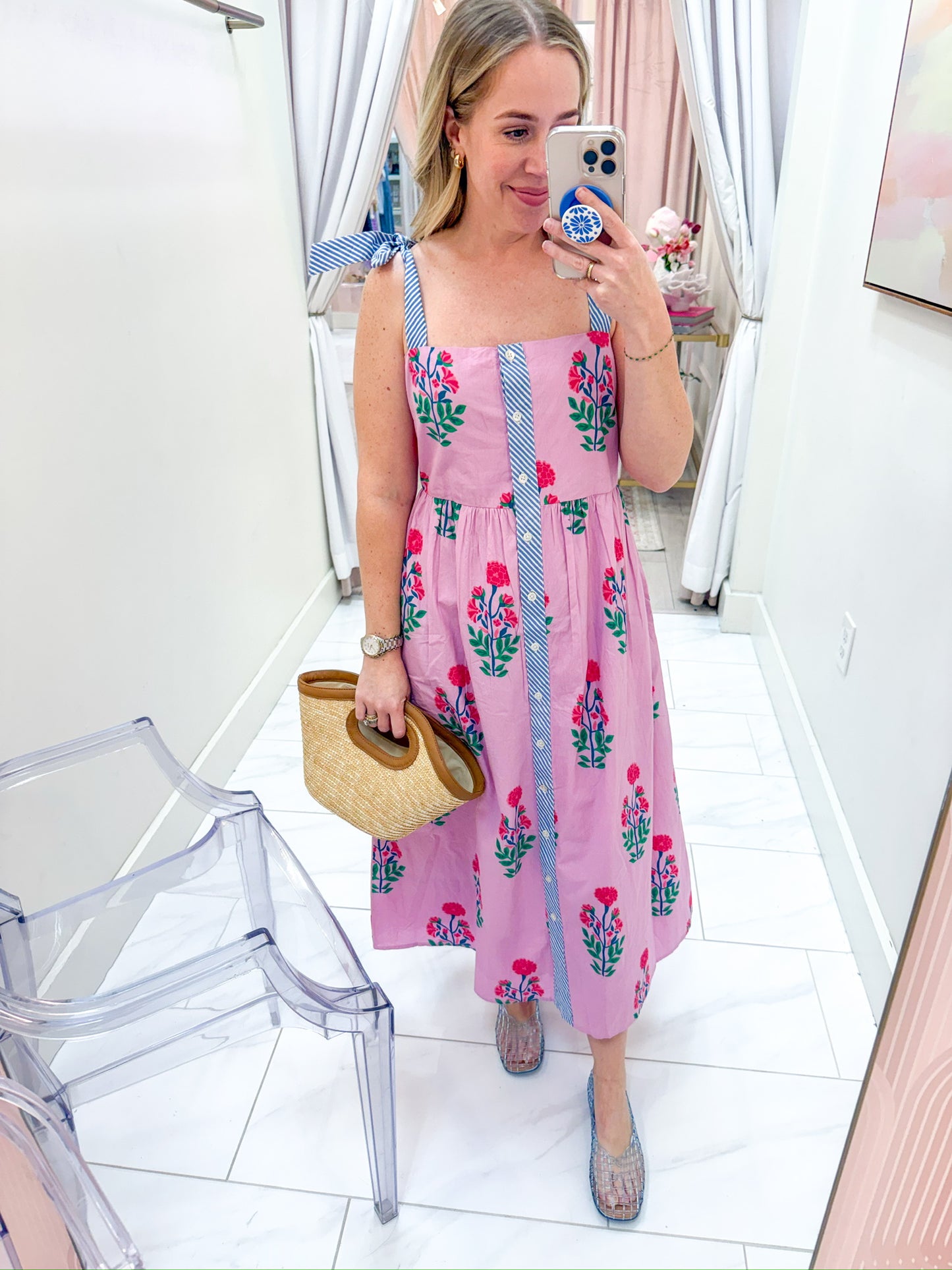 Yasmin Floral Midi Dress