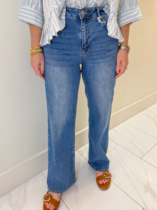 JBD High Rise Vintage Straight Medium Denim