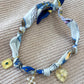 Caroline Multi Charm Scarf Necklace
