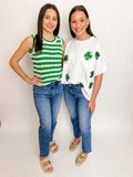 St. Paddy's Sequin Patch Boxy Tee