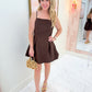 Cortado Structured Mini Dress