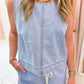 ZS Sun Seeker Denim Cropped Tank