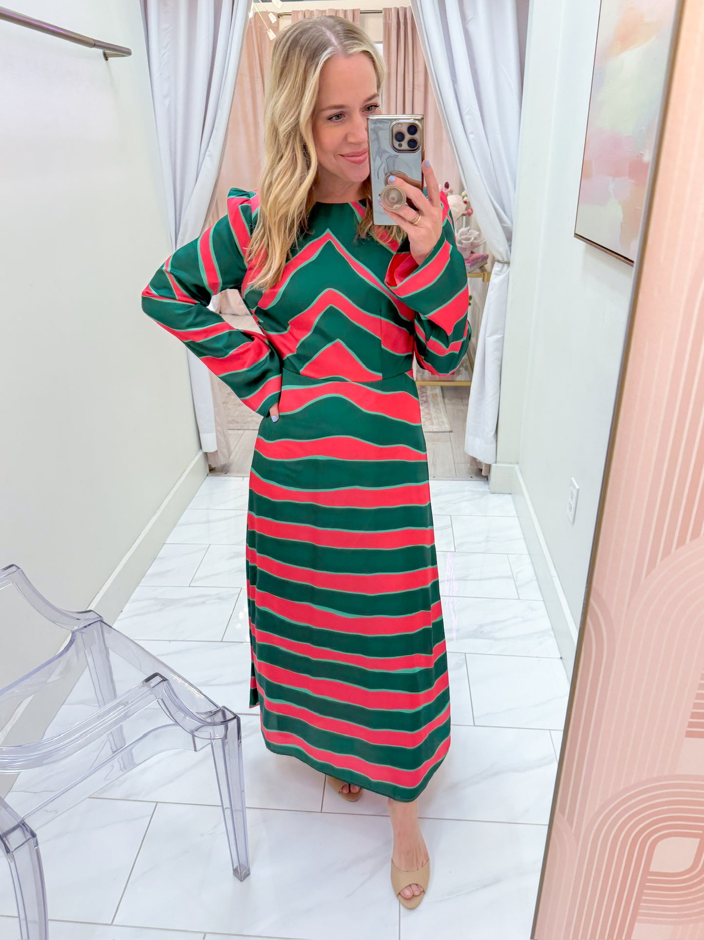 Everly Dress Ziggy Palm