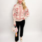 Free The Roses Balloon Sleeve Sweater