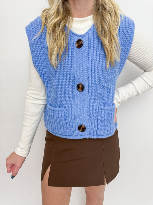 Right Time Knit Sweater Vest